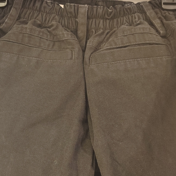 Motel Womens Small Hansa Cargo Trouser Black Utility Handmade 100% Cotton - Picture 10 of 11